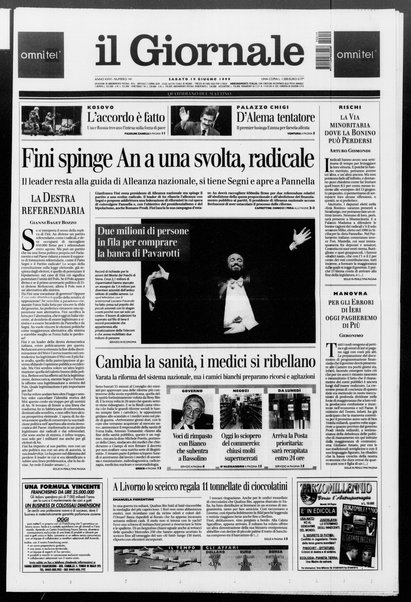 Il giornale : quotidiano del mattino